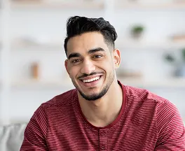 An image of a person sharing a positive testimonial about Golden Chapter.